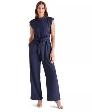 Silvette Jumpsuit in Marine Versatile Wear Silvette Jumpsuit in Marine Open-back Everyday Ready