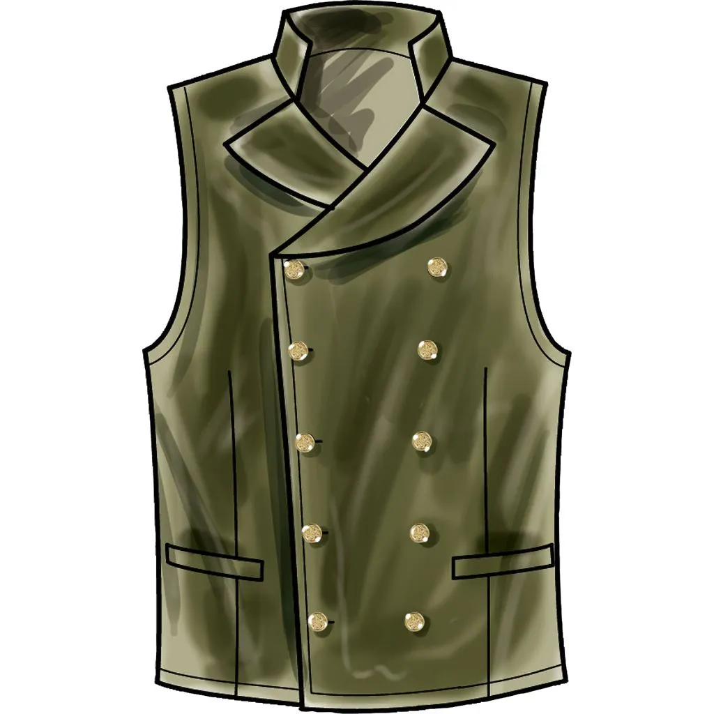Simplicity Sewing Pattern S9457 Men's Vests