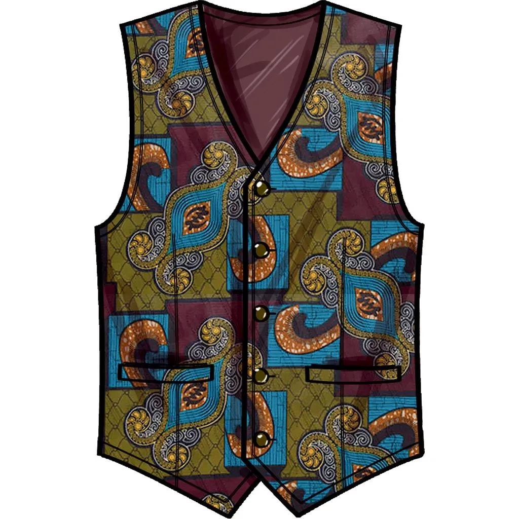 Simplicity Sewing Pattern S9457 Men's Vests