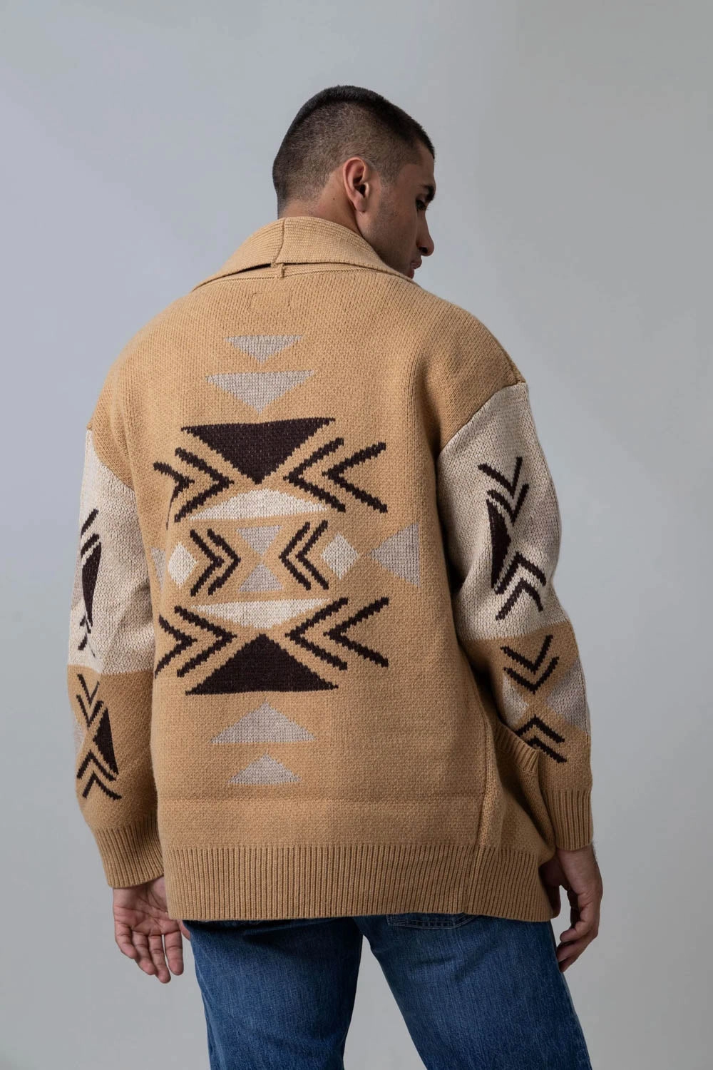 Kimes Ranch Mens Artesia WW Brown Wool Blend Cardigan Sweater Easy Wear Essential Wardrobe