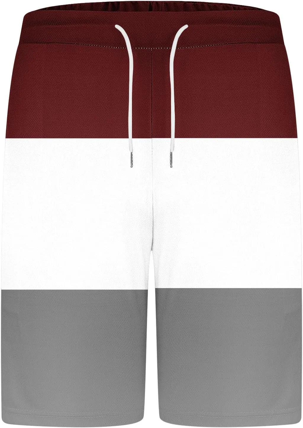 Sinzelimin Men's Workout Set Fashion Color Block Short Sleeves Crewneck T-Shirts and Athletic Shorts Two Piece Tracksuit Suit