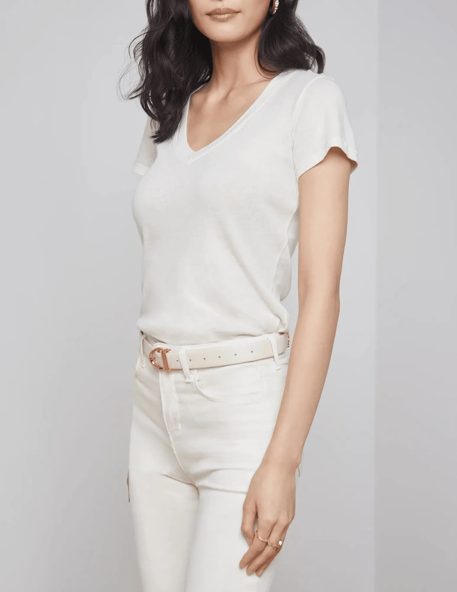 Versatile Layer L'Agence Becca V-Neck Tee