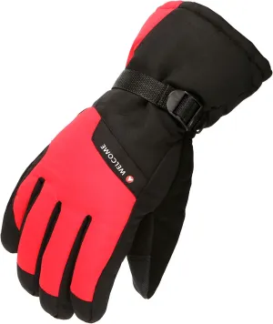 Ski Snow Gloves for Men Women Men's Skiing Snowboarding Mitten Windproof Winter Mittens Thermal Snowboard Glove