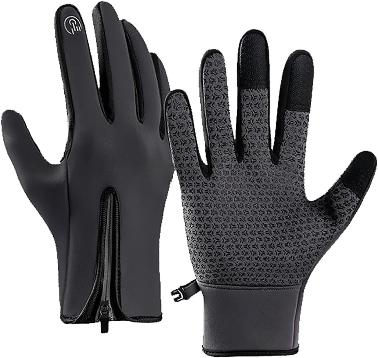 Ski Snow Gloves Winter Warm Windproof Touchscreen Men Women Mens Gloves for Cold Weather Thermal Gloves