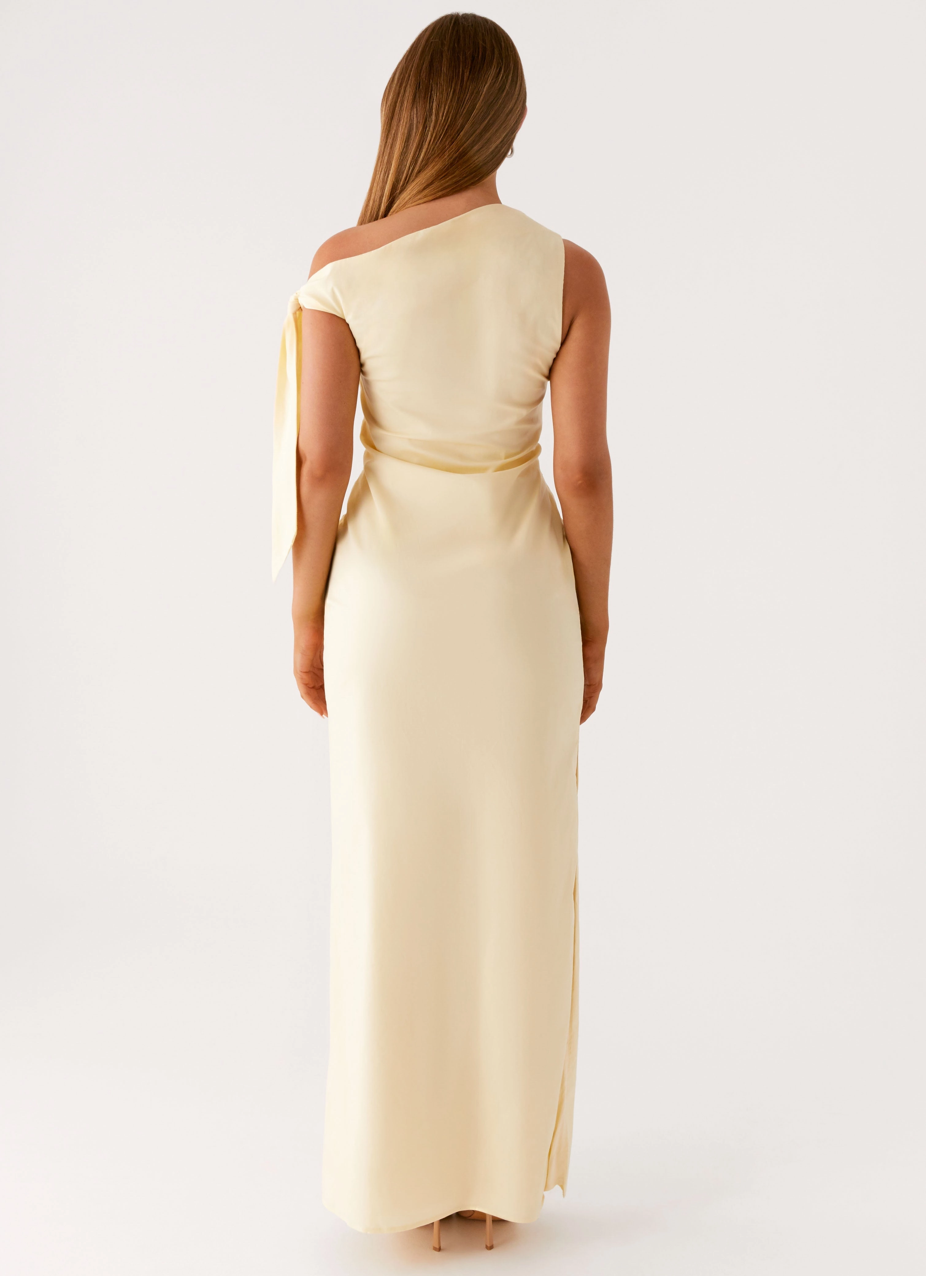 Marella Maxi Dress - Yellow Fall Piece