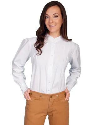 Sleek Feel Scully RangeWear Womens White 100% Cotton Western L/S Ranch Style Blouse Scully RangeWear Womens White 100% Cotton Western L/S Ranch Style Blouse Outfit Ideas Festival Outfit Date Night Professional Wear