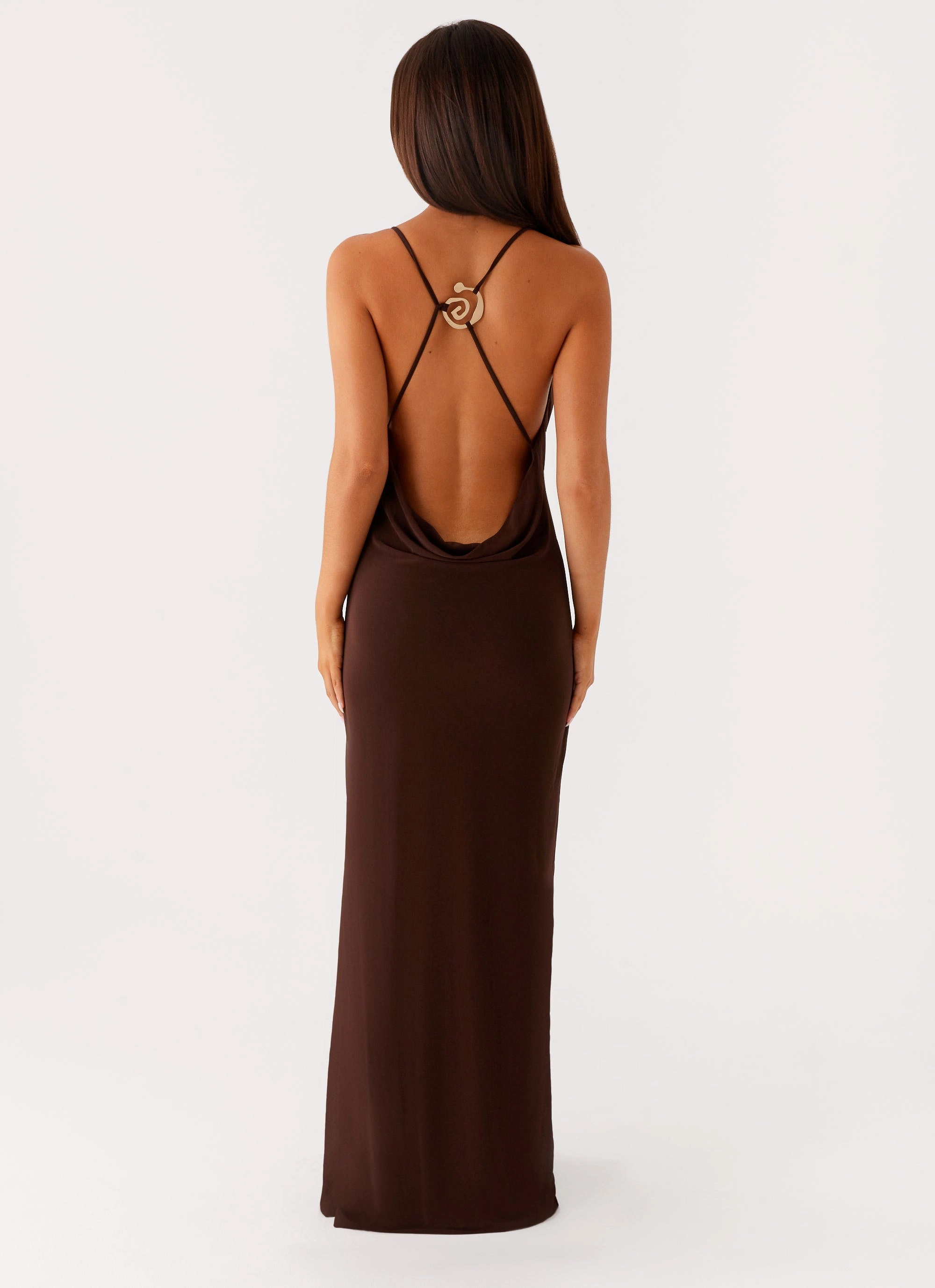 Game Player Maxi Dress - Chocolate Street Casual Boho Aesthetic
