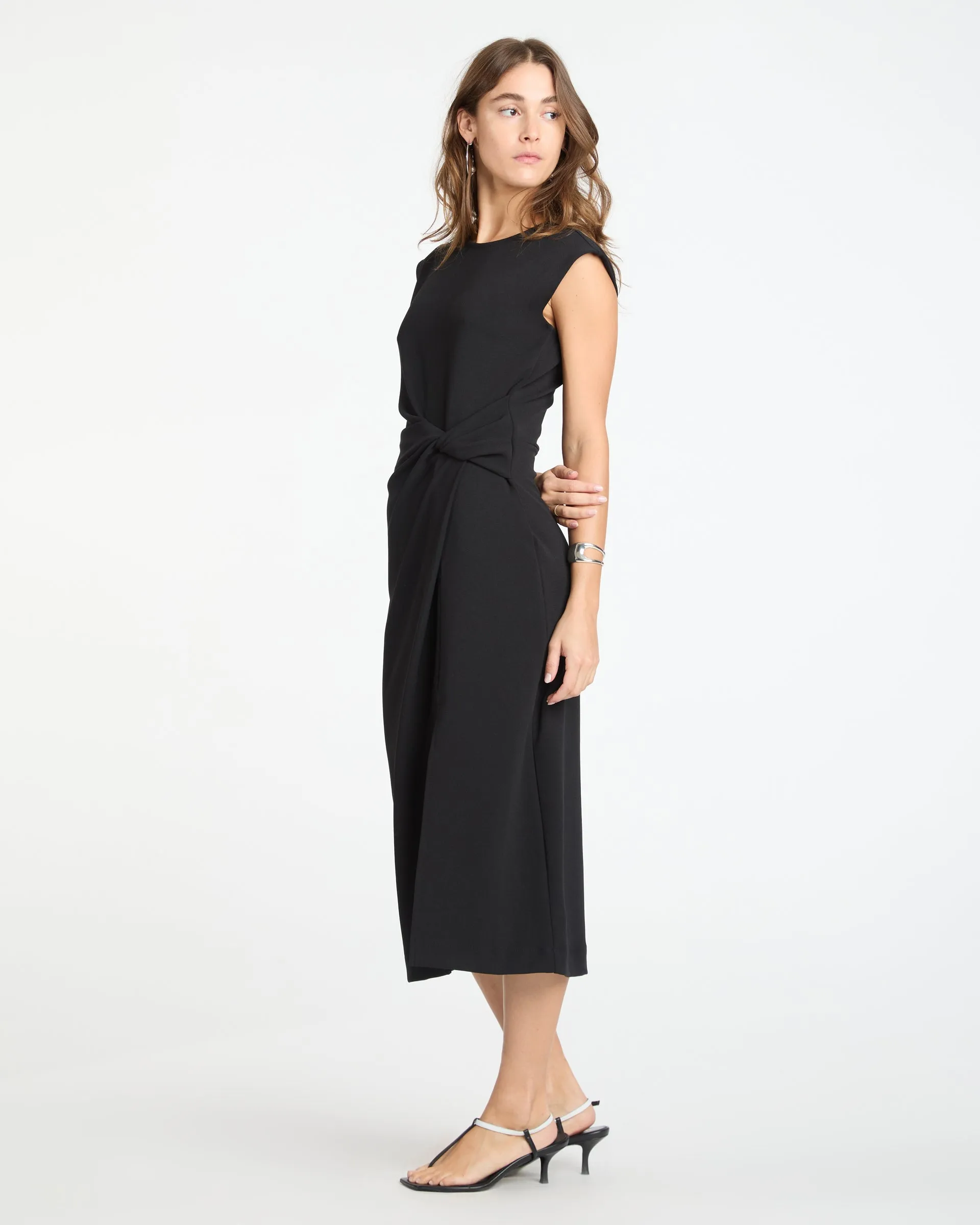Flowing Layers Soft Tones Sleeveless Cody Dress