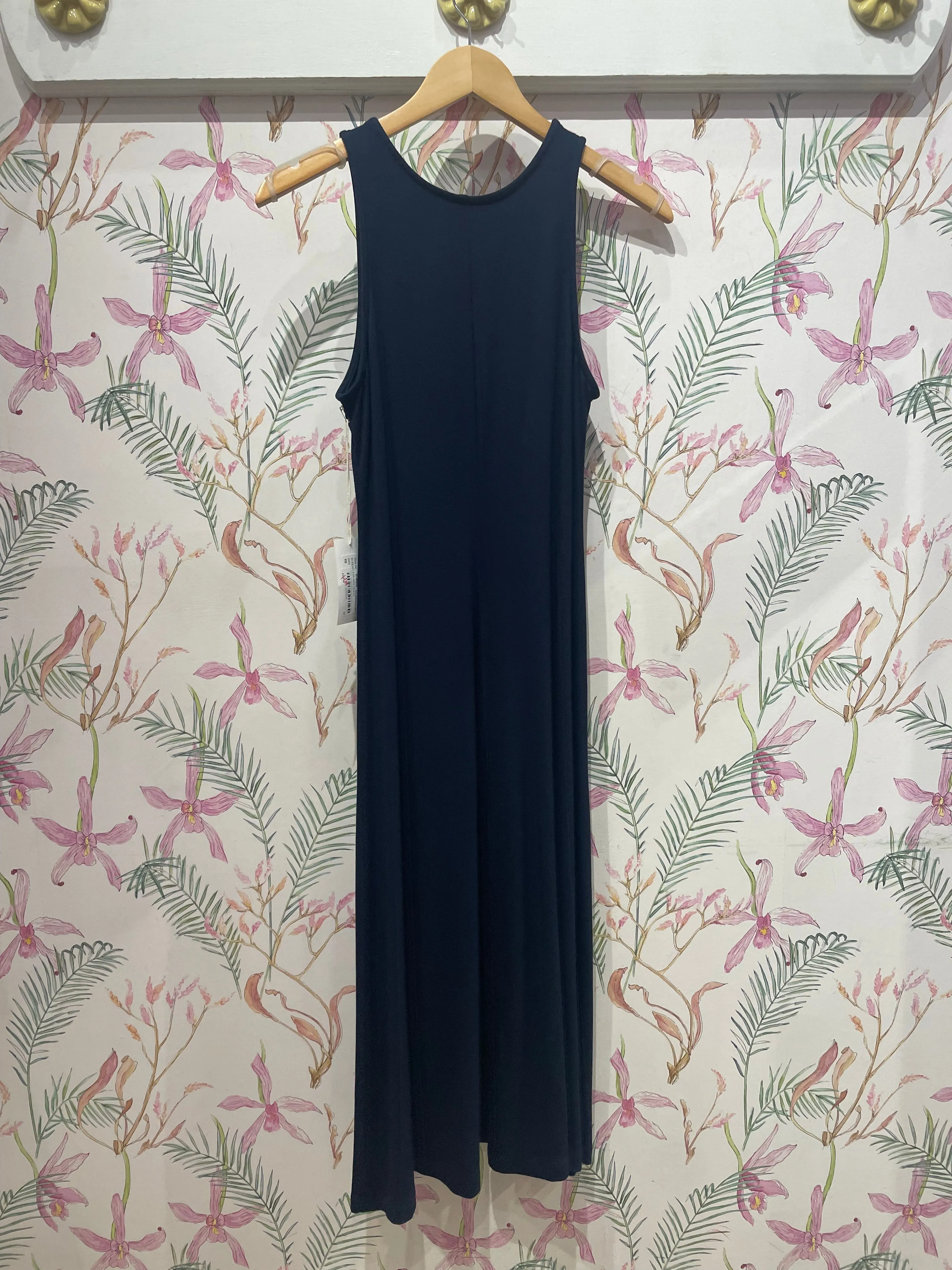 Sleeveless Midi Dress in Navy Day-to-evening dress