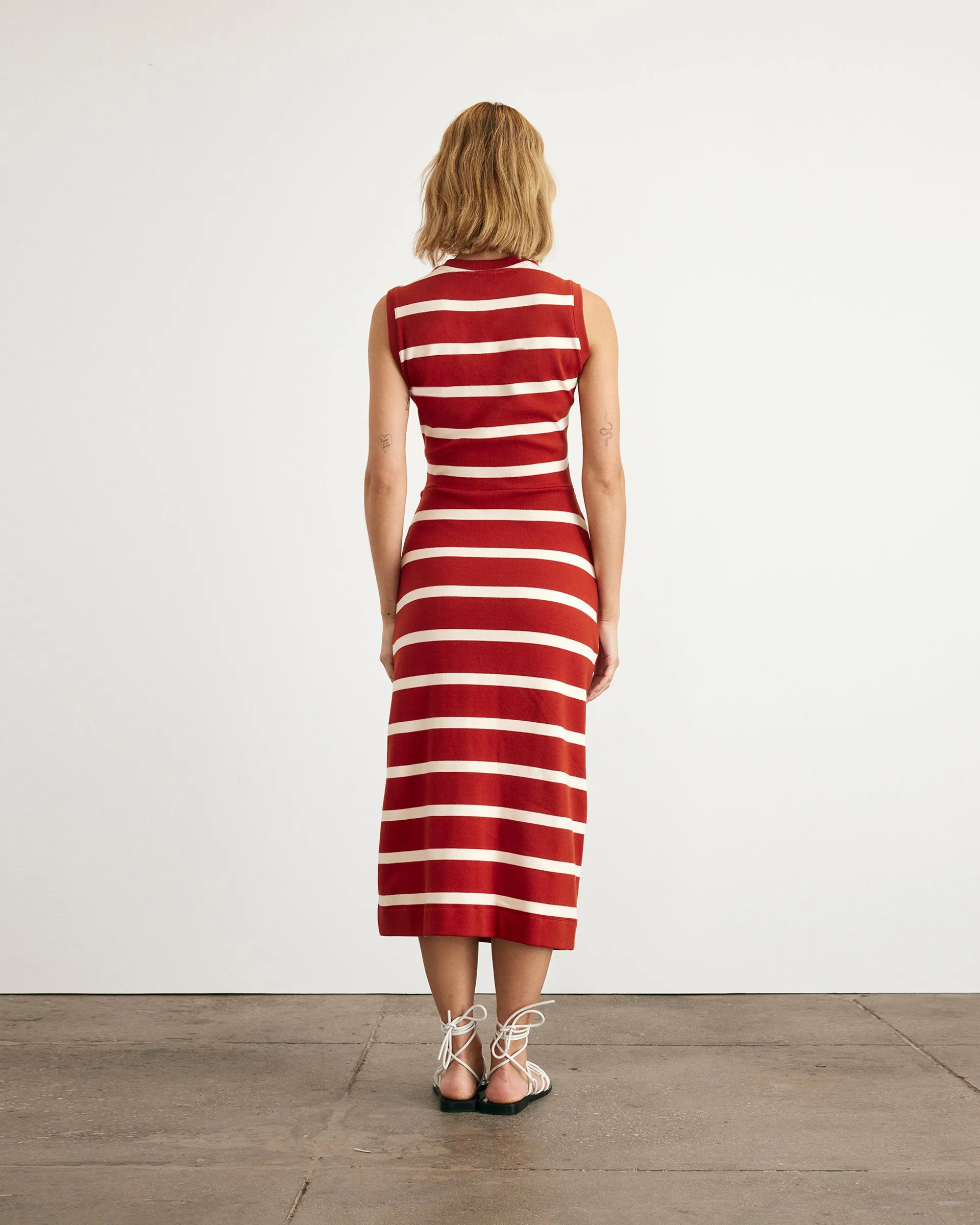 Sleeveless Striped Cody Dress Comfy and Chic Daily Option