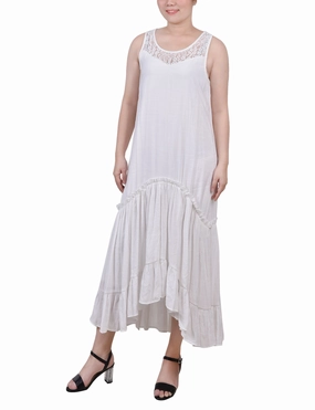 Sleeveless Tiered Maxi Dress hypoallergenic Sleeveless Tiered Maxi Dress Holiday Wear Sophisticated Comfort