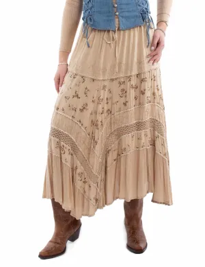 Slim Appeal Scully Womens Adorned Multi Panels Sand 100% Rayon Skirt Neutral Casual Scully Womens Adorned Multi Panels Sand 100% Rayon Skirt