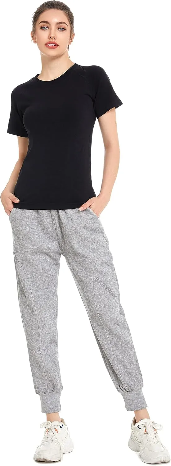 Slim Fit Workout Shirts for Women,Dry-Fit Moisture Wicking Athletic Tops Breathable & Soft Activewear T-Shirt