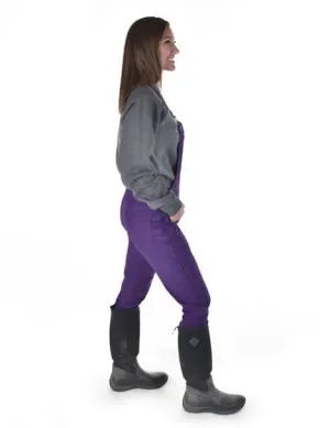 Slim Texture Cowgirl Tuff Womens WHPH Tuck In Purple Nylon Bib Overall Cowgirl Tuff Womens WHPH Tuck In Purple Nylon Bib Overall Functional Comfort