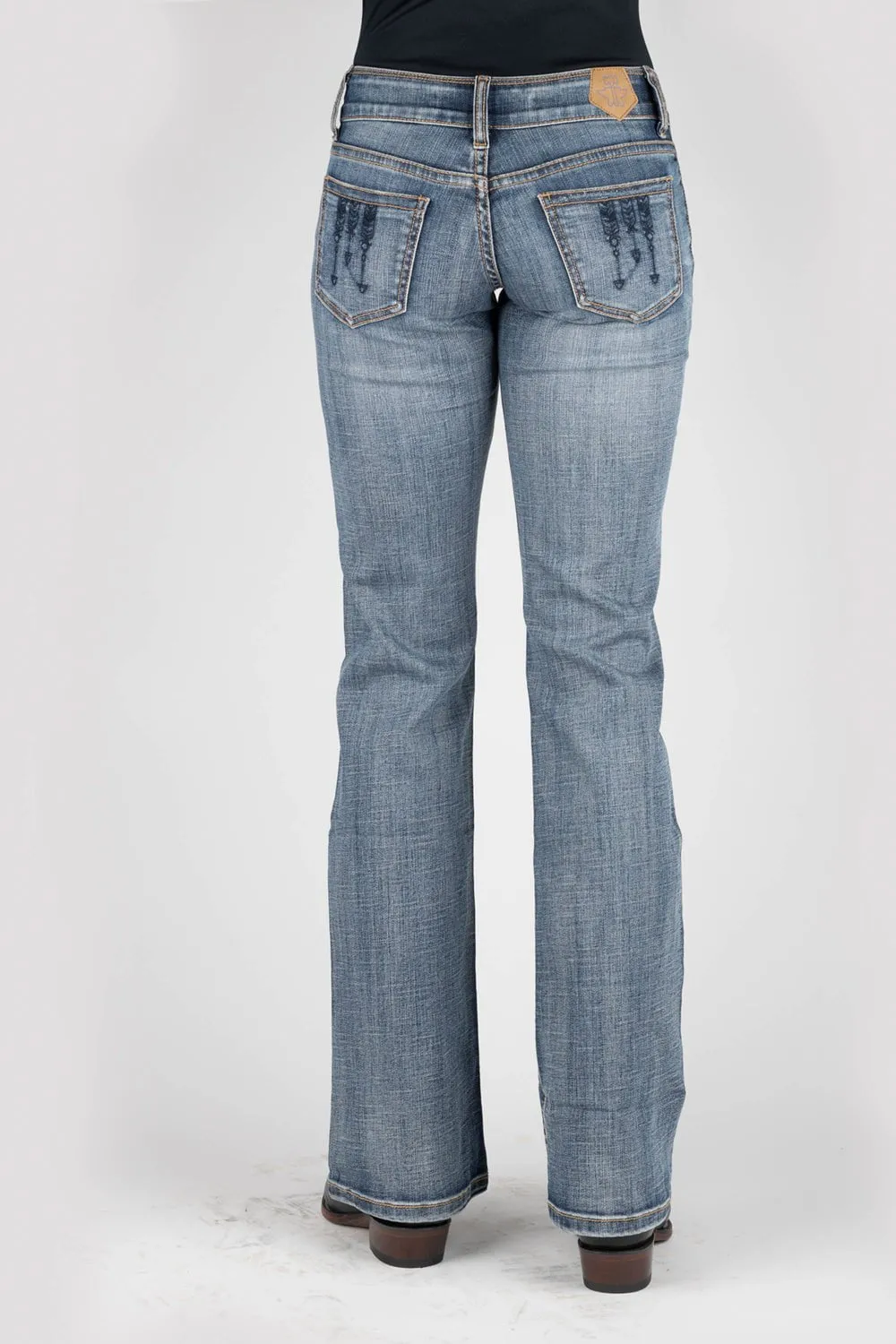 Relaxed Style Bold Closet Must Tin Haul Womens Blue Cotton Blend 280 Rosie Embroidery Jeans