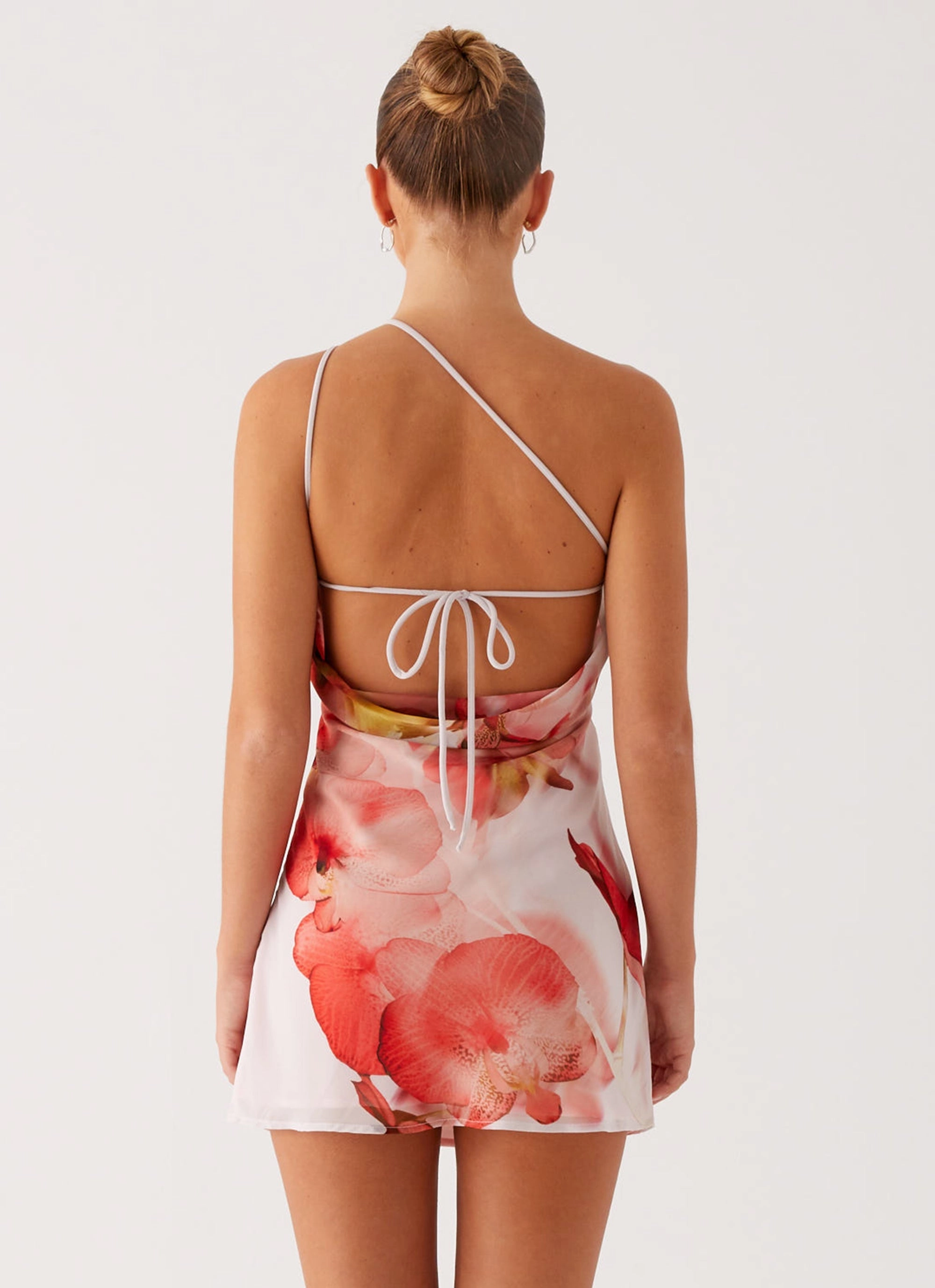 Kia Mini Dress - Peach Rose Basic Fashion Luxurious Feel