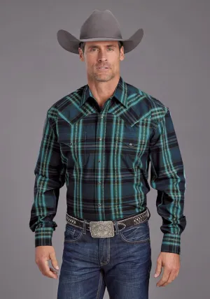 Snag Proof Knit Design Stetson Mens Lake Dobby Blue 100% Cotton L/S Shirt Stetson Mens Lake Dobby Blue 100% Cotton L/S Shirt Eco-Friendly Choice