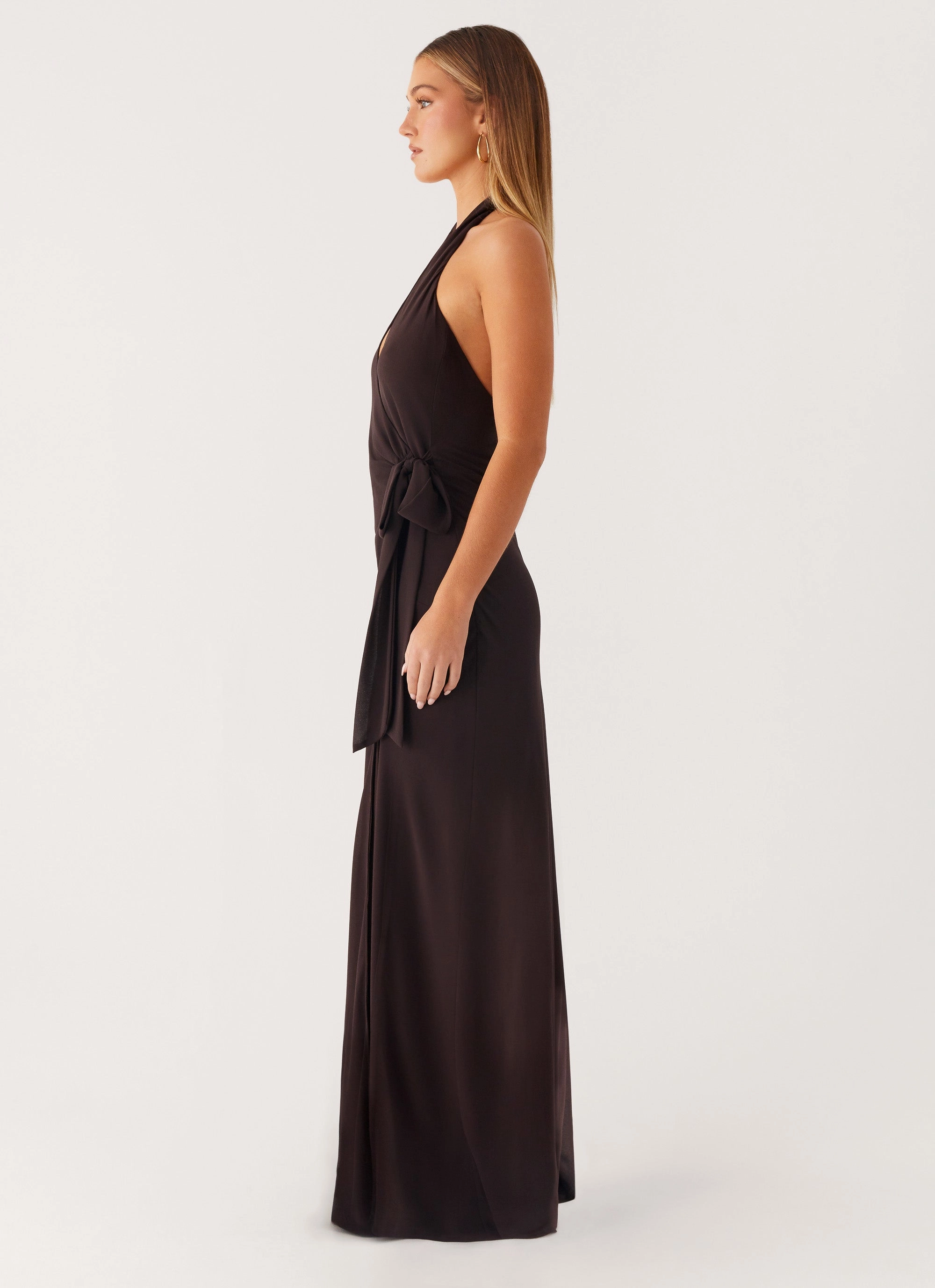 Pretty Glow So Chic Maxi Dress - Cool Chocolate