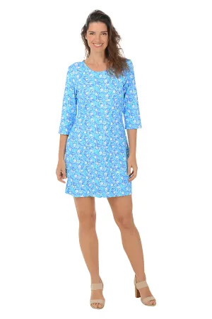 Soft Material Spring Garden UPF50  Travel Dress Spring Garden UPF50  Travel Dress Perfect Day-to-Night Clean Drape