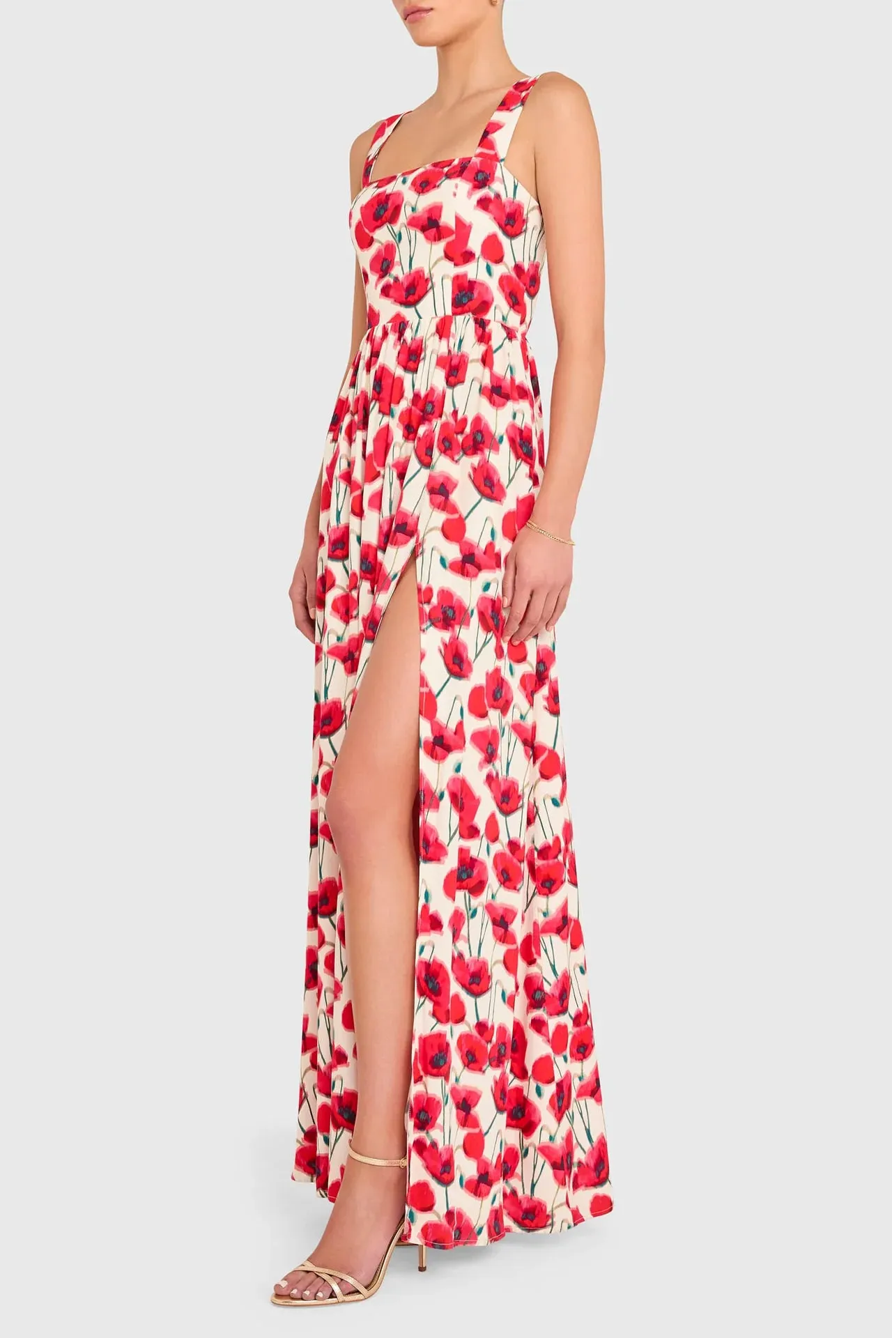 Timeless Beauty Florence Maxi Dress in Poppy Field