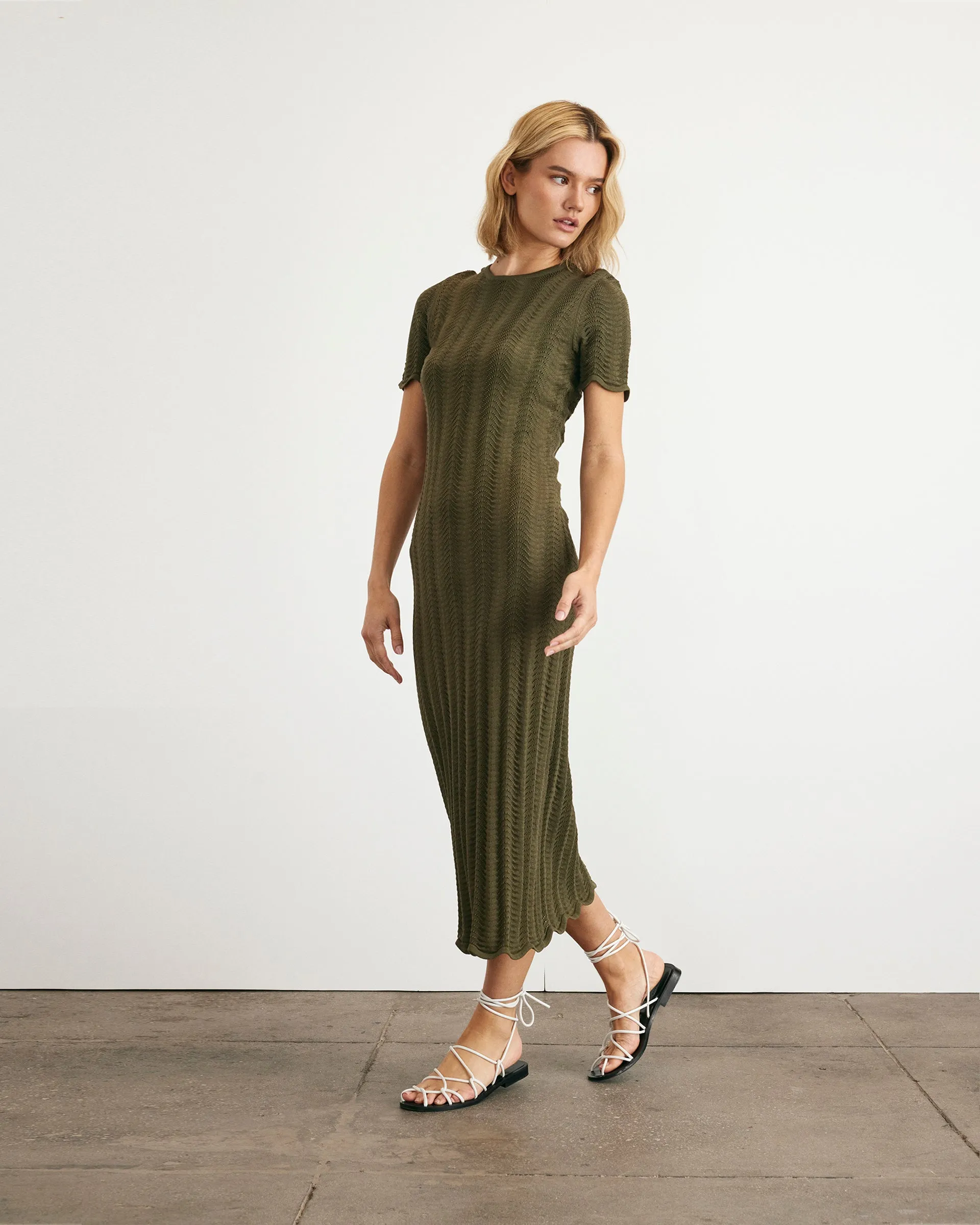 Tassel-Detail Leighton Dress