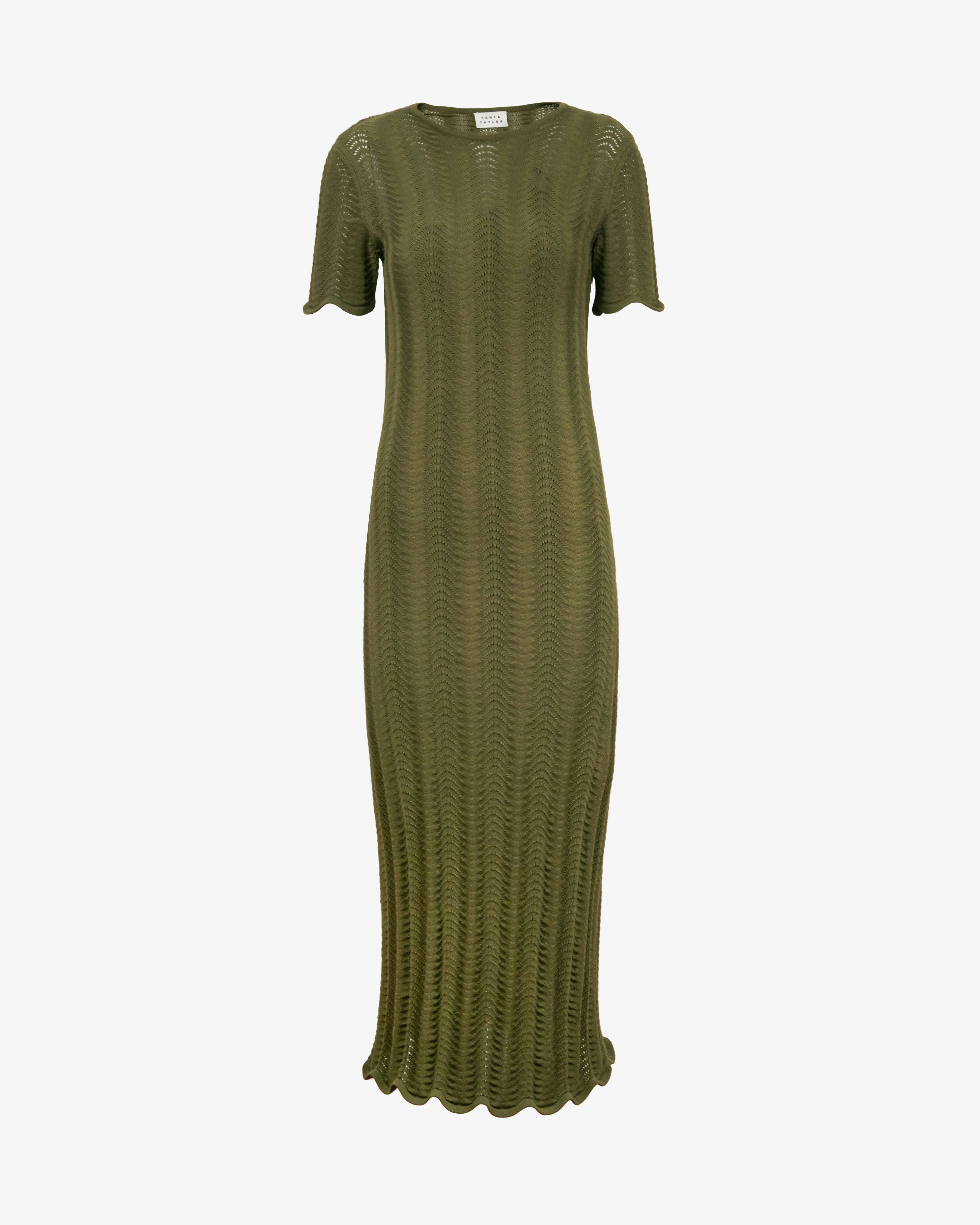 Light Touch Flutter-Sleeve Leighton Dress