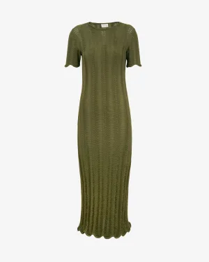 Soft Textile Leighton Dress Light Touch Flutter-Sleeve Leighton Dress