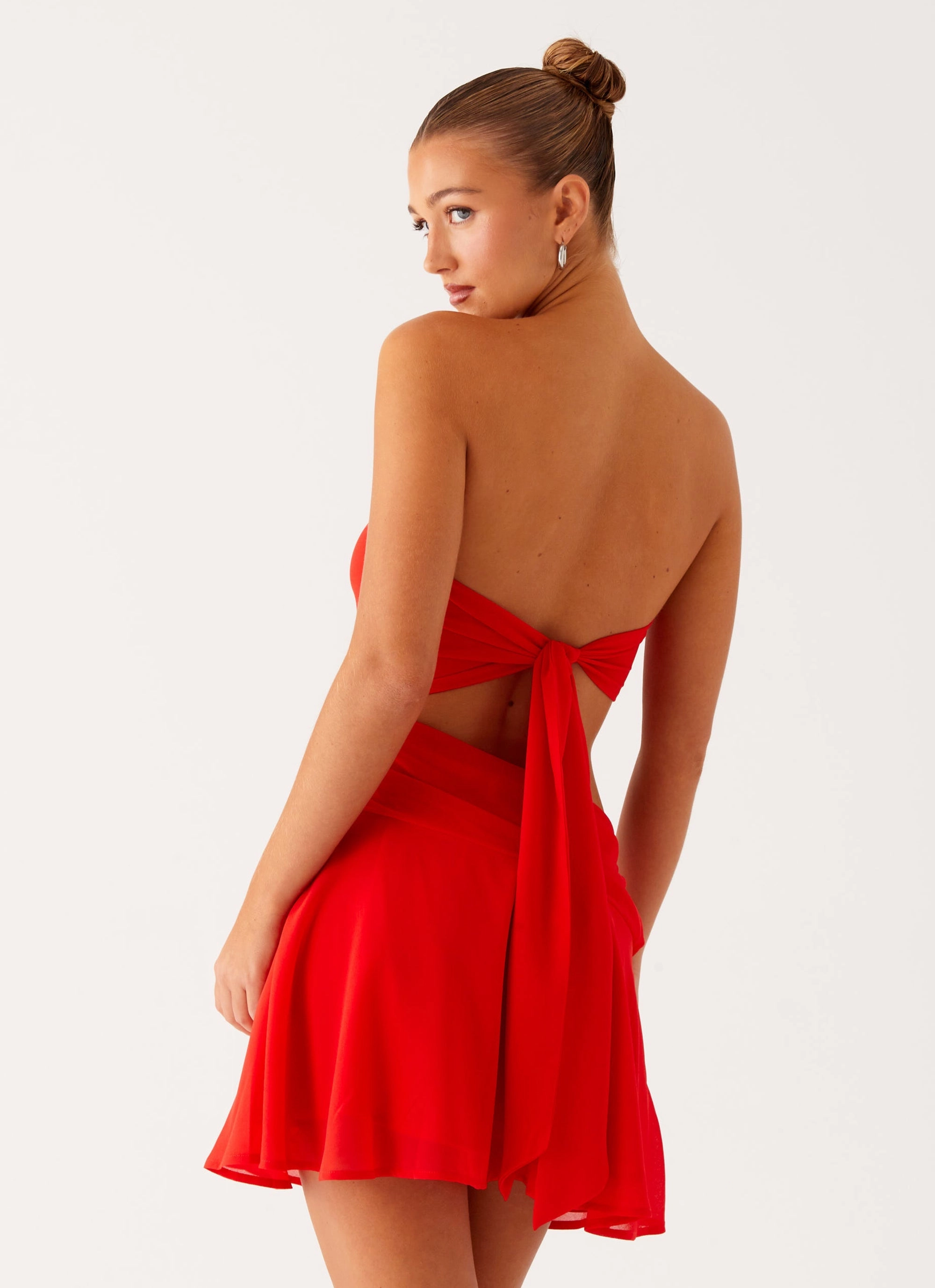 Urban Cool Marbella Mini Dress - Red