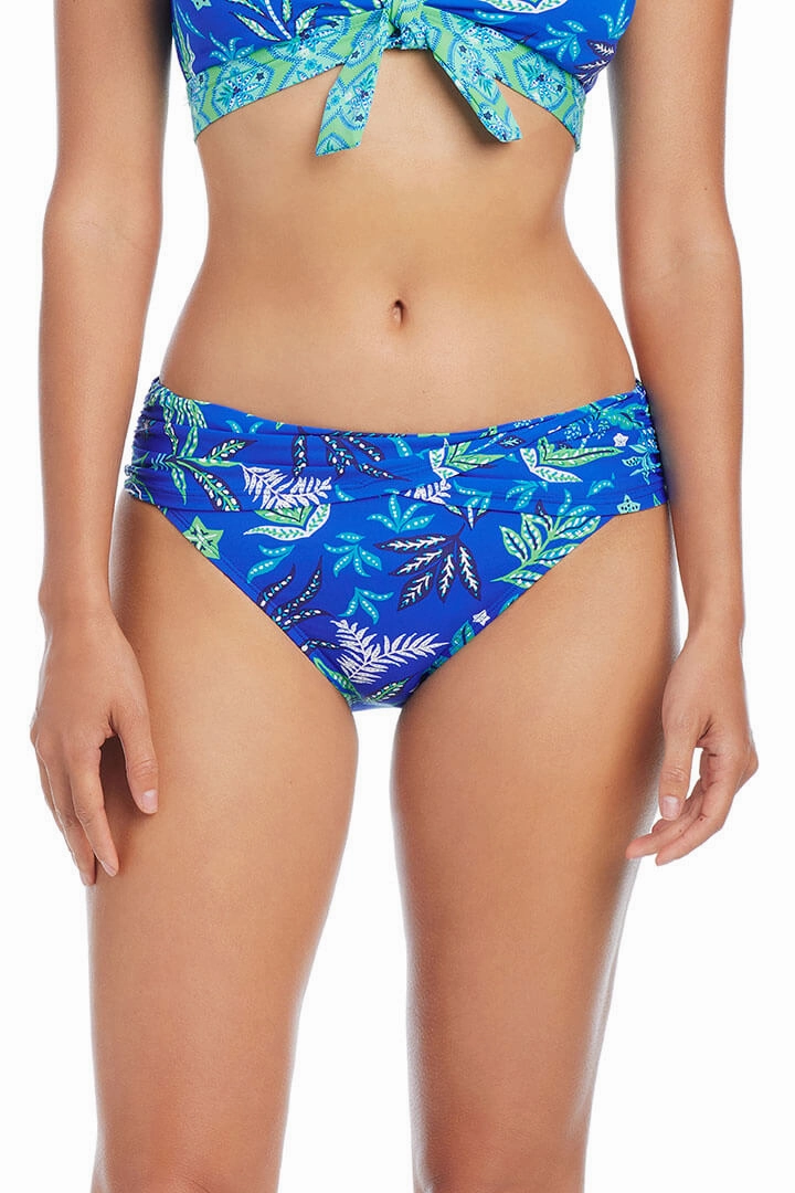 Desert Bloom Sarong Bikini Bottom Full Coverage Fit