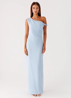 Solid Style Mckenna Maxi Dress - Blue Mckenna Maxi Dress - Blue Flawless Fit