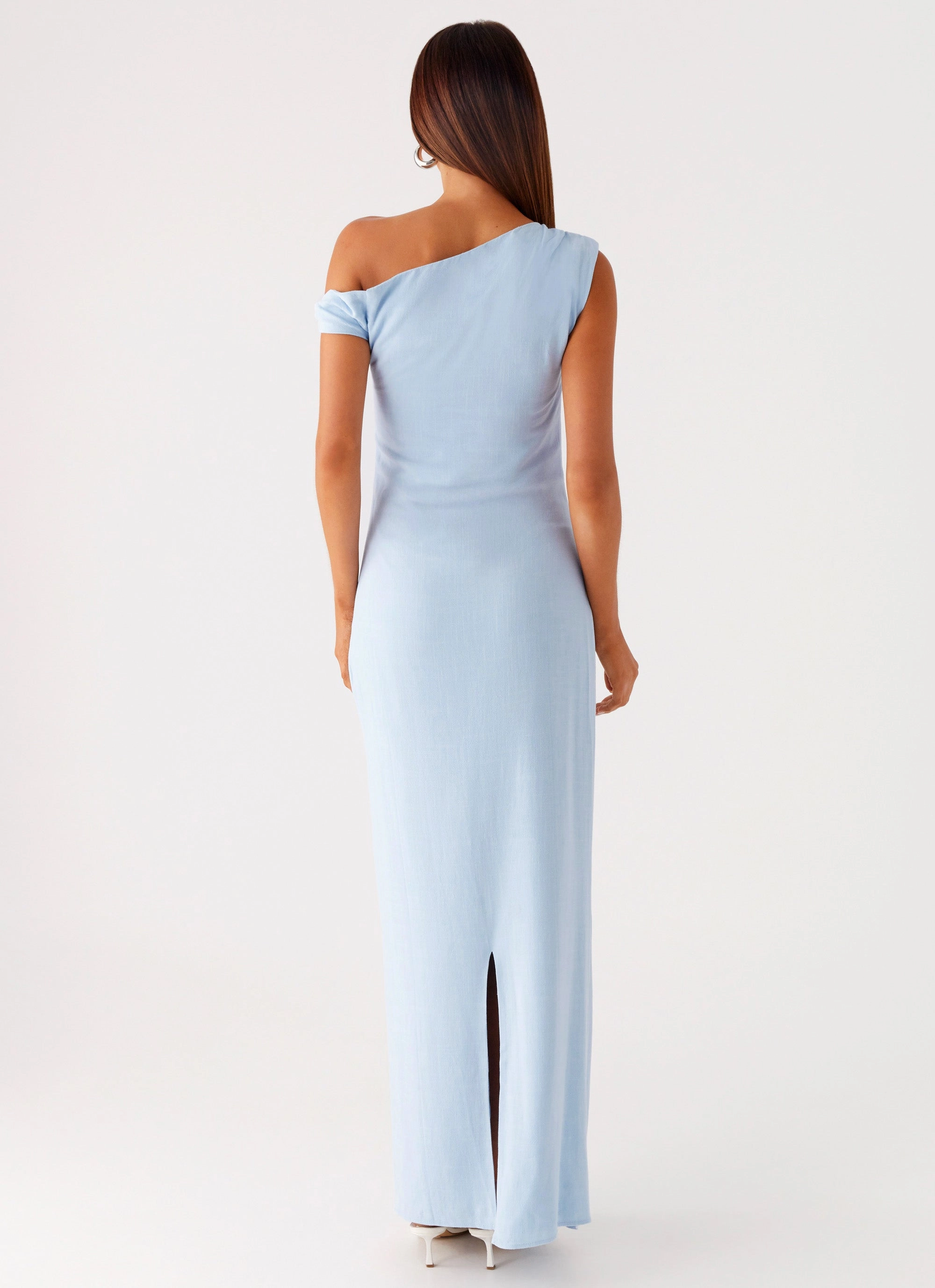 Adjustable-Length Night Ready Mckenna Maxi Dress - Blue