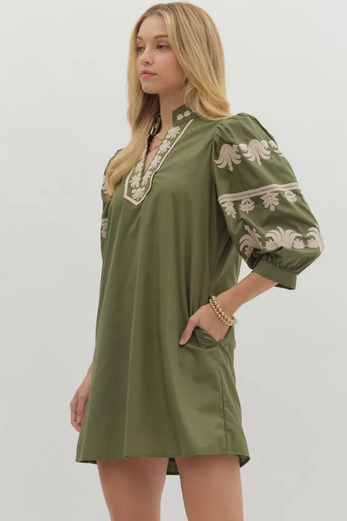 Lounge Vibes Soft Design Sophie Crochet Detail Mini Dress
