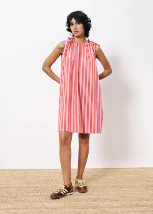 Sophisticated Look AELIA PINK STRIPED MINI DRESS Color-Blocked AELIA PINK STRIPED MINI DRESS