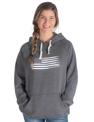 Sophisticated Look Cowgirl Tuff Womens Flag Print Charcoal Poly/Rayon Hoodie Cowgirl Tuff Womens Flag Print Charcoal Poly/Rayon Hoodie Fashion Forward Plain style