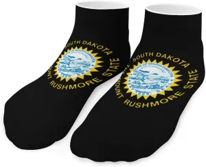 South Dakota State Flag Unisex Activewear Ankle Socks Lightweight Low Cut And No Show Socks
