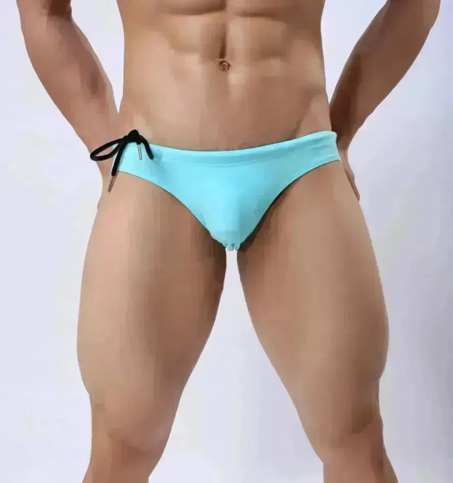 Spandex Swimming trunk briefs men panties underwear