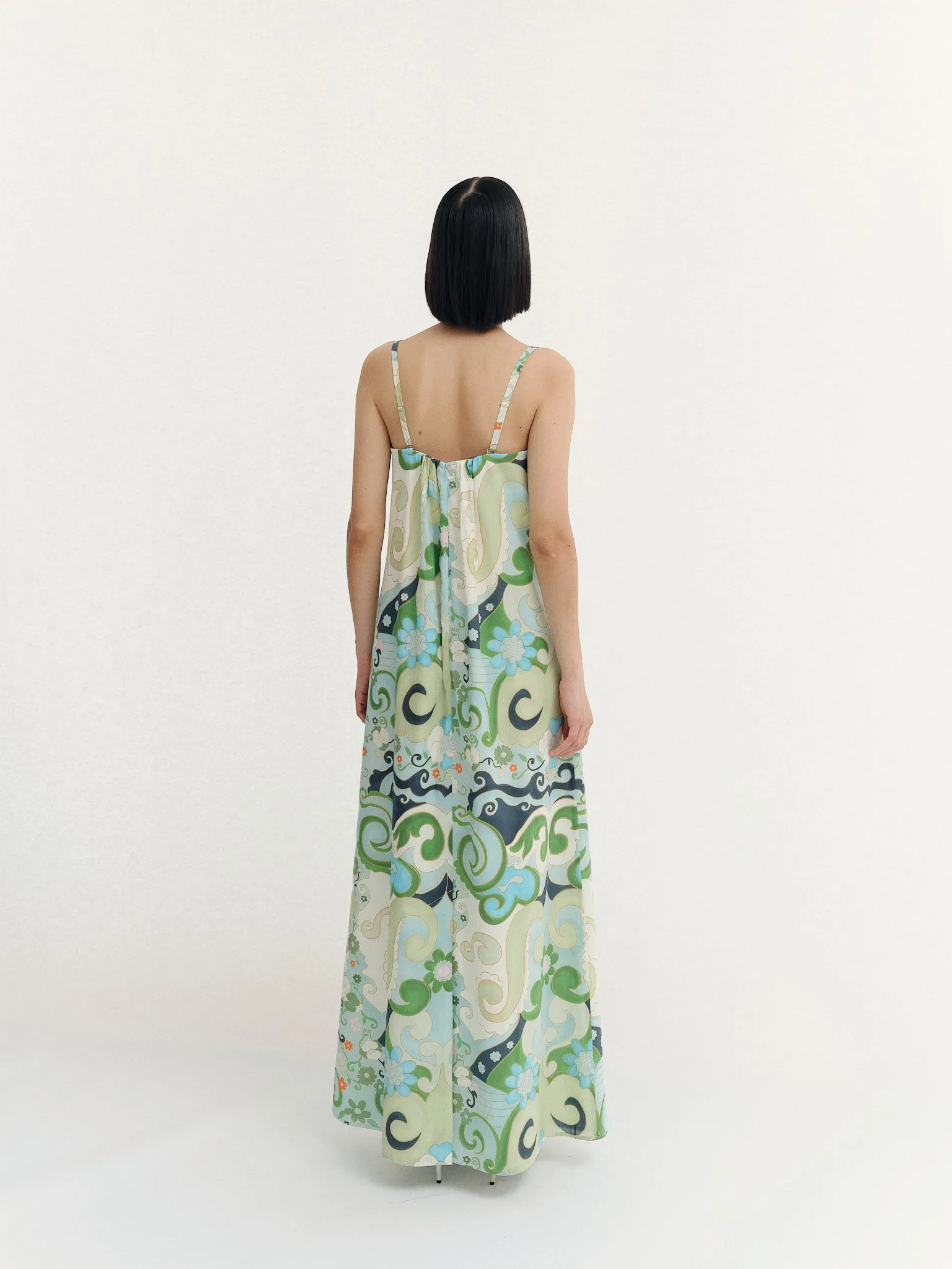 Aloe Maxi Dress in Anona All Purpose