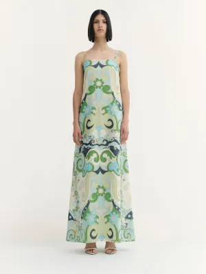Sparkling Duds Aloe Maxi Dress in Anona Aloe Maxi Dress in Anona Soft Structure Sleek Waistband