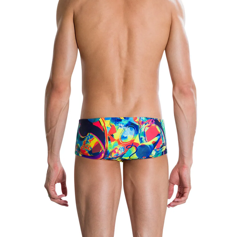 Speedo Men's Competitions 14cm Swimming Brief - Blast Boom