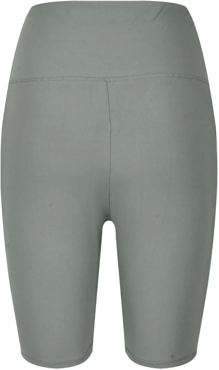 Sports Shorts for Women Plus Size Stretch Yoga with Pockets Fitness Activewear Slim Fit Workout Skinny Pants 2025