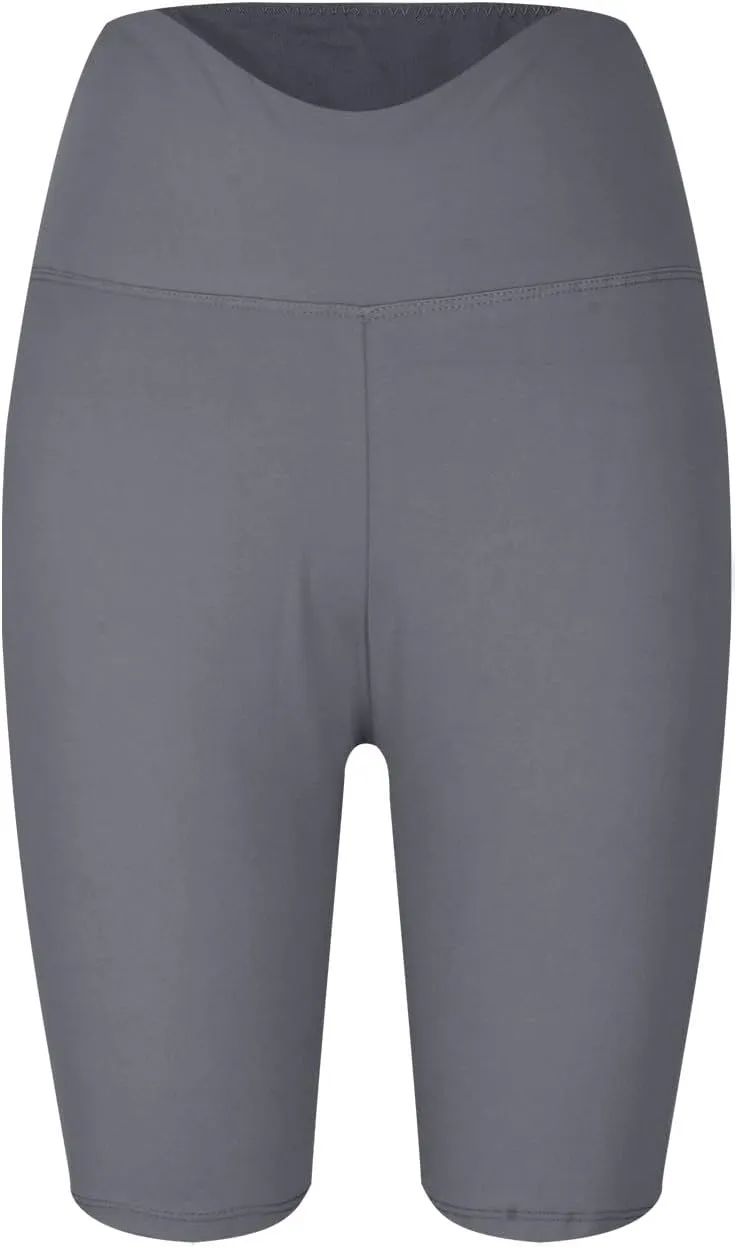 Sports Shorts for Women Plus Size Stretch Yoga with Pockets Fitness Activewear Slim Fit Workout Skinny Pants 2025