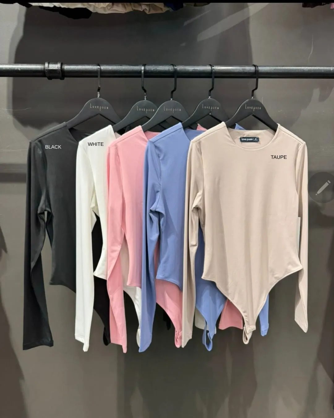 Bella Contour Double Layered L/S Bodysuit Casual Ease