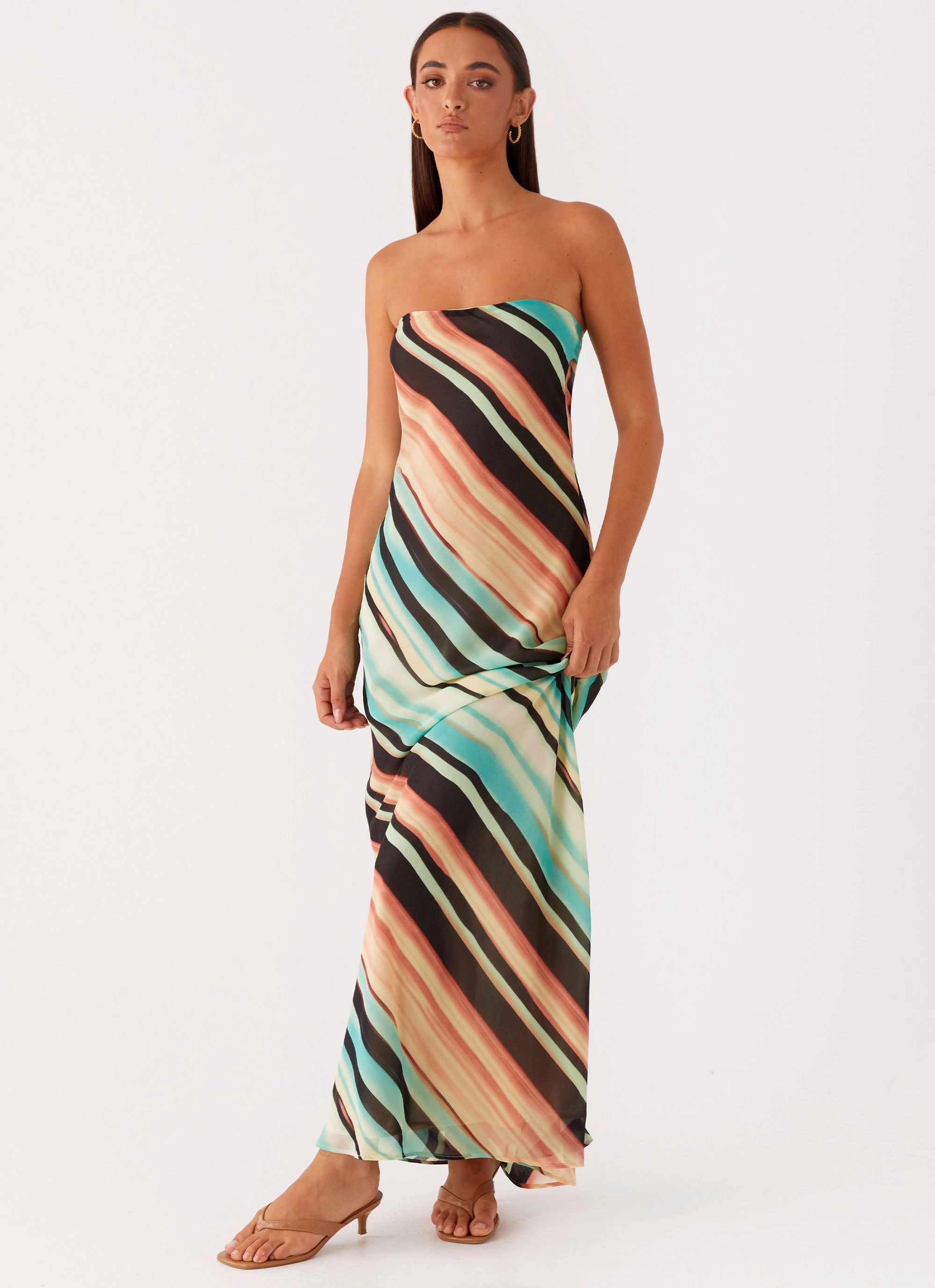 Como Maxi Dress - Stripe Chill Vibes