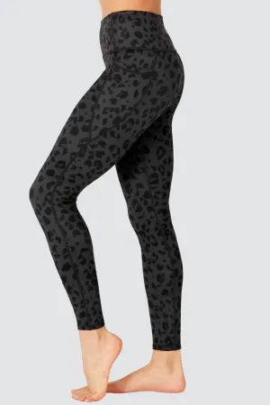 Steel Leopard Full Length Pocket Legging