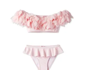 Stella Cove Pink Petals Two Piece Bikini Swimsuit