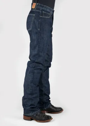 Stetson Mens 1210 Straight Leg Dark Rinse 100% Cotton X Pkt Jeans Comfy Pattern Stetson Mens 1210 Straight Leg Dark Rinse 100% Cotton X Pkt Jeans Couple Look Work Ready