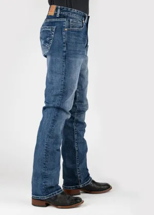 Stetson Mens 1211 Stretch Straight Leg Blue Cotton Blend Jeans Bold Aura Street Essential Outfit Combo Stetson Mens 1211 Stretch Straight Leg Blue Cotton Blend Jeans