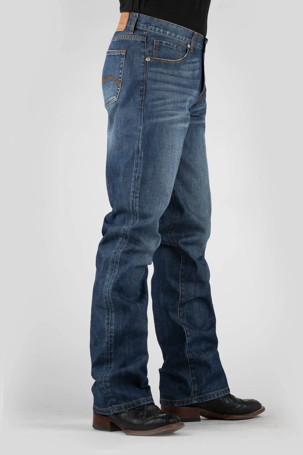 Stetson Mens Blue 100% Cotton 1312 Modern Gold V Stitch Jeans Brunch Outfit Summer Vibes Versatile