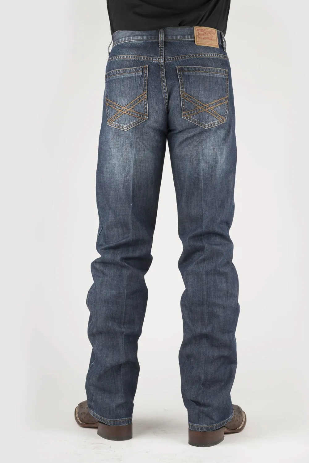 Wardrobe Fit Fashionable Design Stetson Mens Blue 100% Cotton 1312 Modern Gold X Jeans