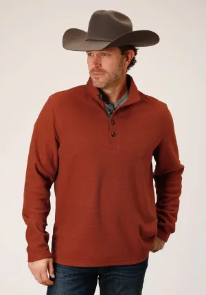 Stetson Mens Sweater Knit Rust 100% Polyester Pullover Sweater Durable Comfort Stetson Mens Sweater Knit Rust 100% Polyester Pullover Sweater Lightweight Layers Chill Wear